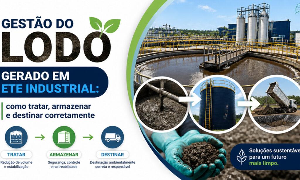 Gestão do Lodo Gerado em ETE Industrial